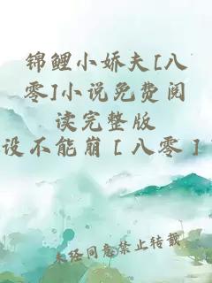 锦鲤小娇夫[八零]小说免费阅读完整版